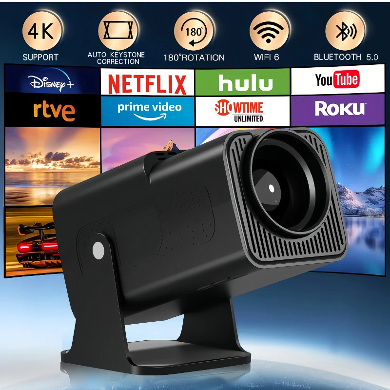 Cross-Border Hot-Selling Ultra-High-Definition Hy320Mini Projector for Home Use, Smart Android Portable Mini Home Theater Cross-Border Hot-Selling Ultra-High-Definition Hy320Mini Projector for Home Use, Smart Android Portable Mini Home Theater