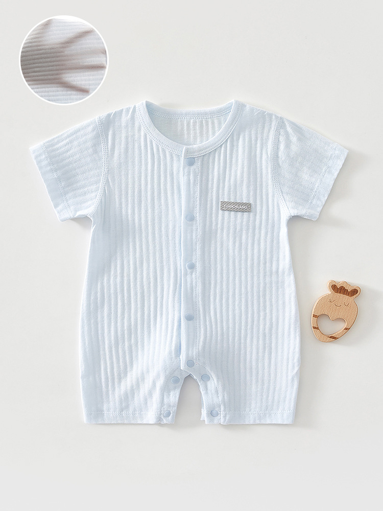 Children's summer overall, cotton bodysuit for new born girl's, ultra thin summer clothing