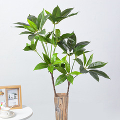 Simulated Japanese large-leaf umbrella cuttings new Chinese style indoor home decoration ornaments floral project window display imitation