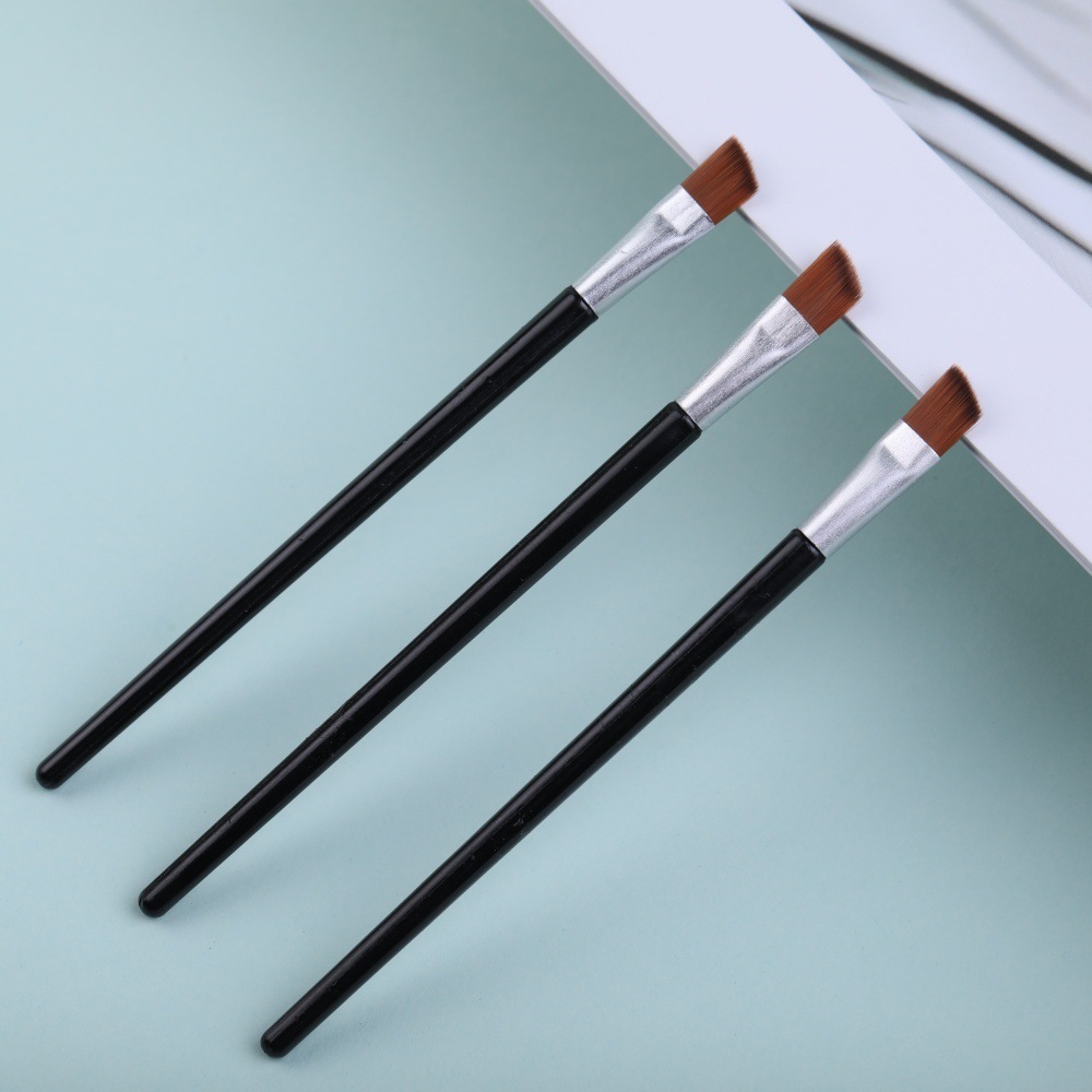 Multifuncional eye shadow stick eye shadow cepillo de doble cabeza mini cepillo de látex de algodón desechable herramienta de maquillaje de belleza