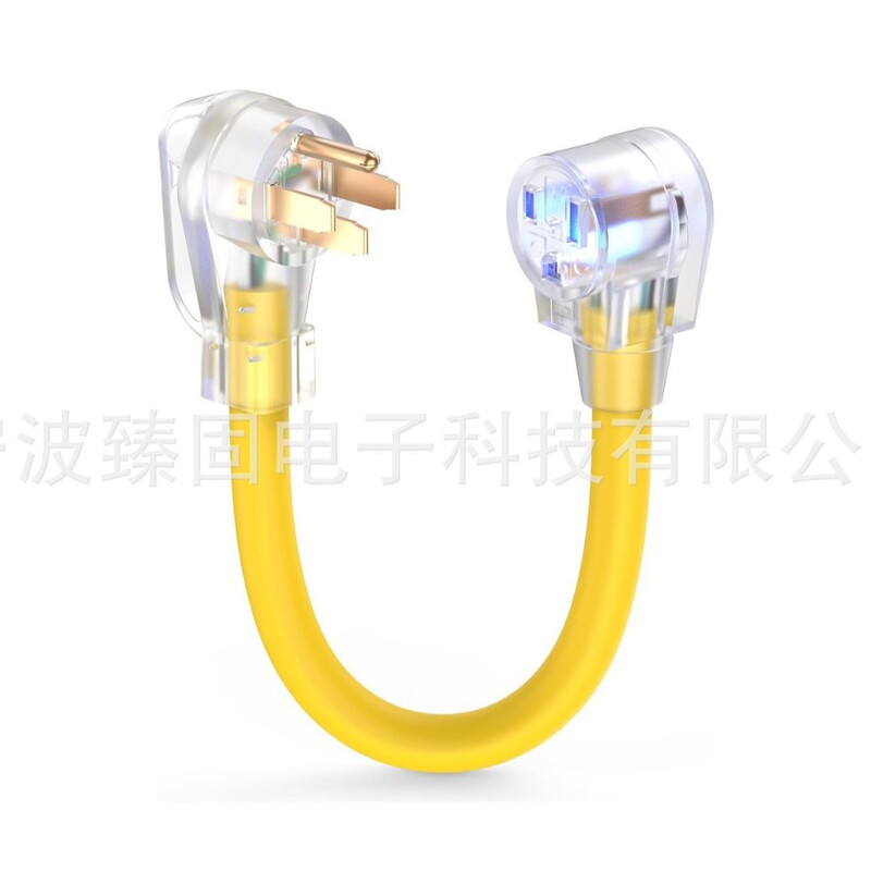 14-50P to 6-50R Adapter Cable 3-Pin to 4-Pin 50 Amp Heavy Duty Welder Plug