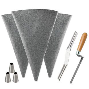 Tile Mortar Mortar Bag, Heavy Duty Cement Sealant Bag, Mortar Bag with Metal Tip 12Inx24In