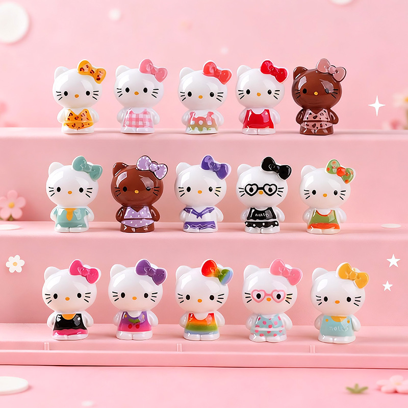 Micro-Landscape Colorful Cat Decorations Resin Small Ornaments Desktop Ornaments Cultural and Creative Healing Cute DIY Accessories Micro-Landscape Colorful Cat Decorations Resin Small Ornaments Desktop Ornaments Cultural and Creative Healing Cute DIY Accessories