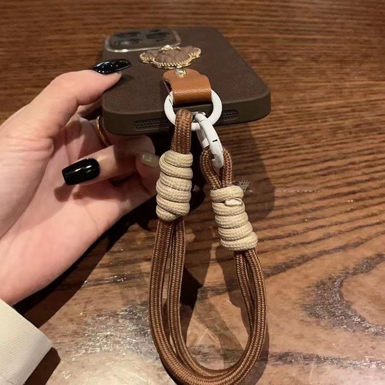 Retro Luna pit patrón Mickey para iPhone14/15proMax lanyard 12/13 Apple 15 teléfono caso nuevo