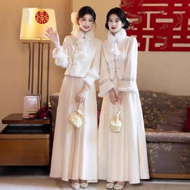 晚礼服;伴娘服;婚纱