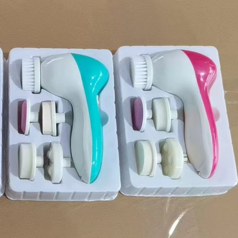 クロスボーダー卸売り五合一洗顔器電気洗顔器洗顔器顔洗浄器マッサージ美容器プレゼント|undefined