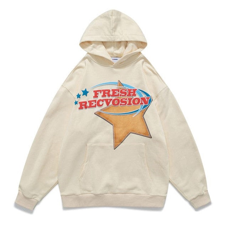 Letter Embroidery Hoodie 3