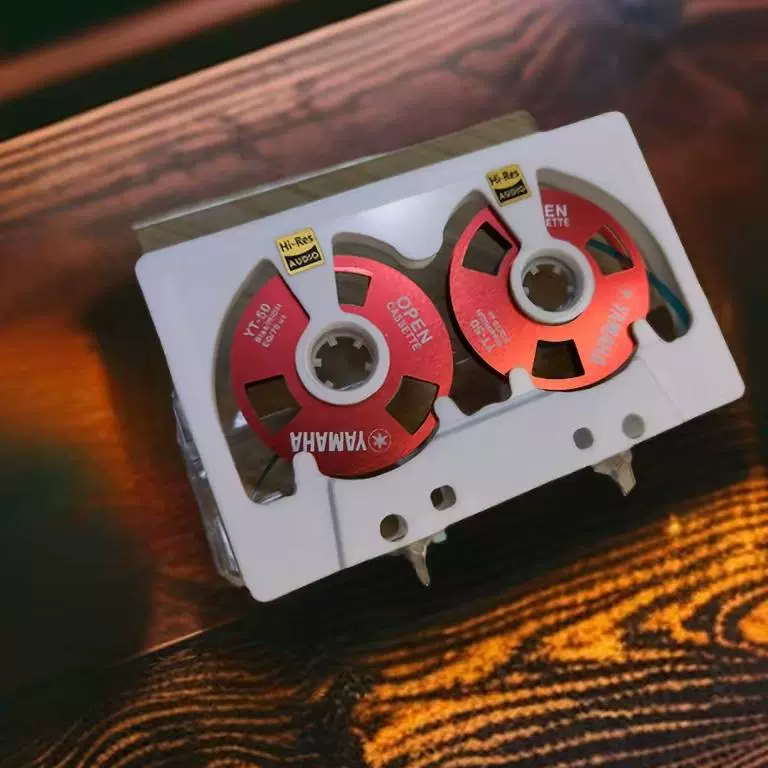 Маленькая открытая кассета 50-минутная пустая двусторонняя металлическая одножильная кассетная лента