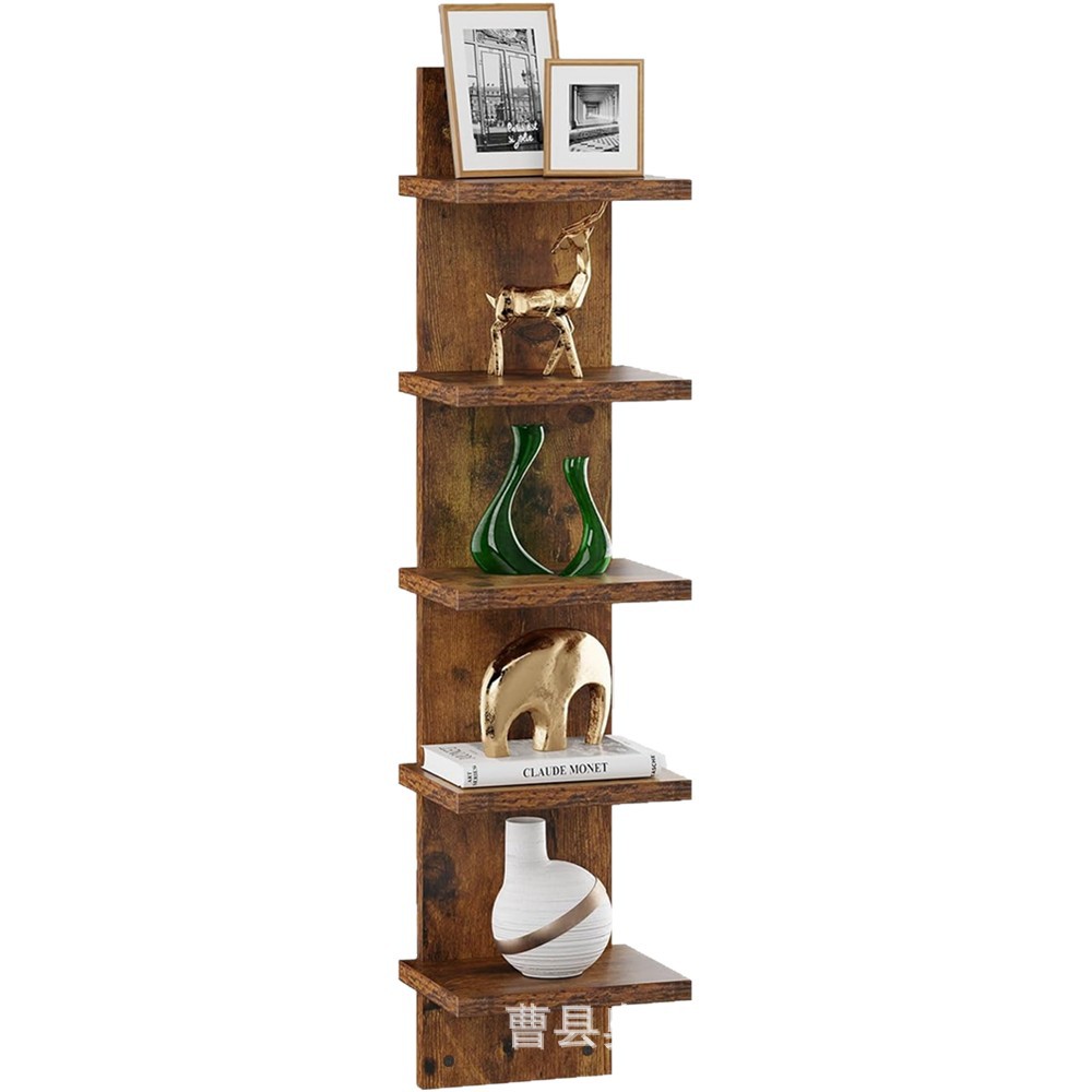 Estante de libros doméstico percha de pared dormitorio sala de estar pared estante de almacenamiento decoración de almacenamiento percha de pared