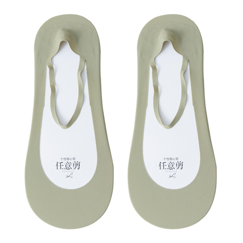 Calcetines de seda de hielo para niños de verano delgados no caen calcetines de barco absorción de sudor antiolor fondo de algodón calcetines superficiales Zhuhai al por mayor