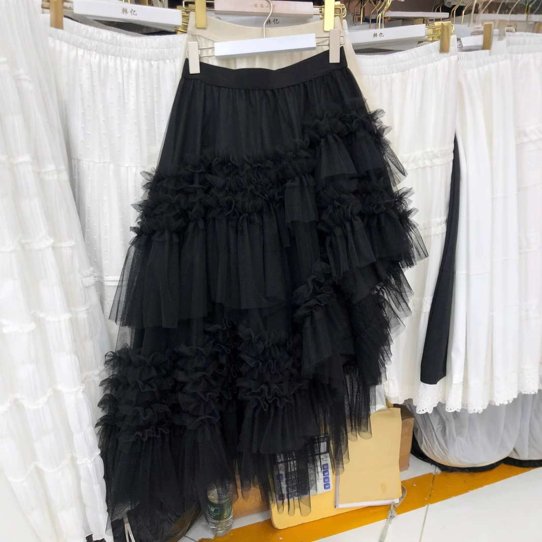 Фея! Новый викторианский стиль романтический знойный сетчатый торт нерегулярная юбка бюст 2025 новый стиль