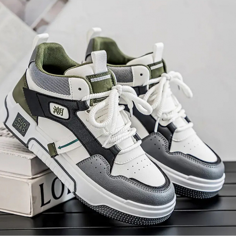 White and green (trendy style)