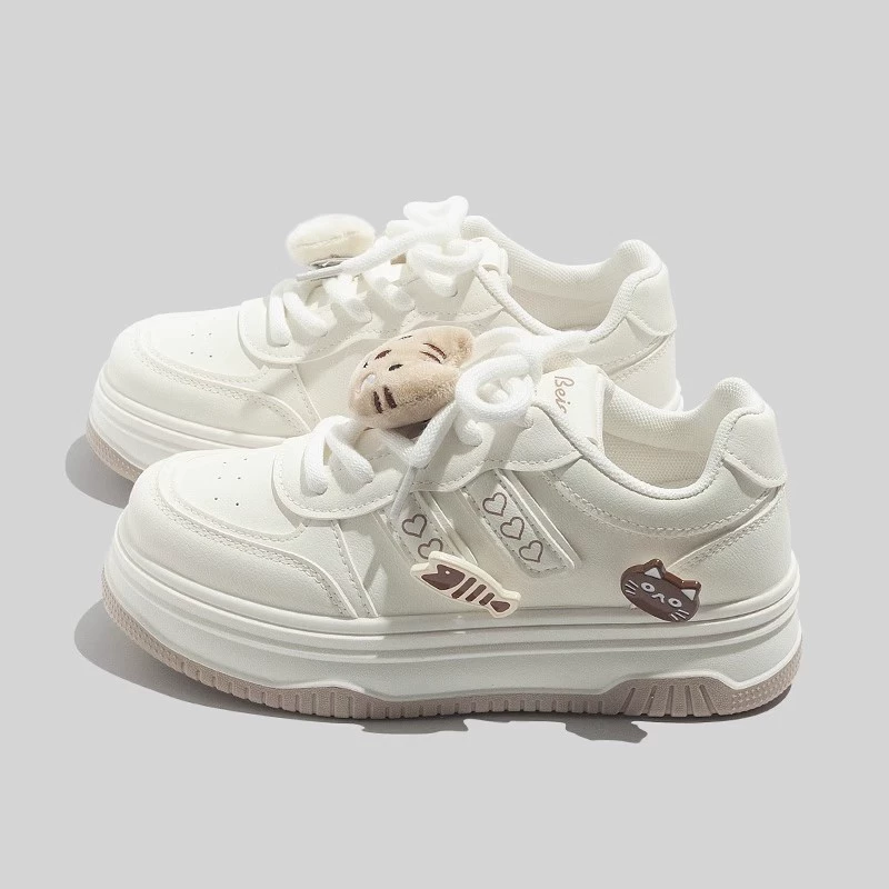 Детская весенне-осенняя новинка 2025 года, кукла на низком ходу на шнуровке, нескользящая повседневная обувь для детей старшего возраста, модная универсальная детская обувь
