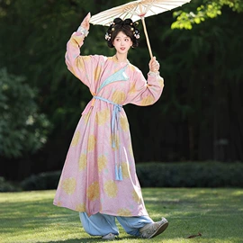 汉服套装;儿童表演服;童汉服