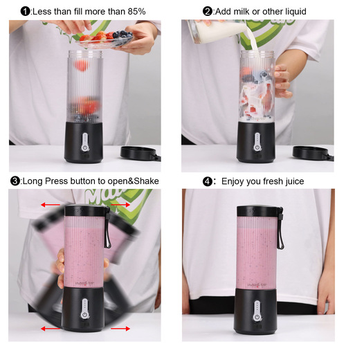 KSQ Multifunctional Juicer Cup Household Small Mini Fully Automatic Juicer Charger Portable Personal Juice Cup