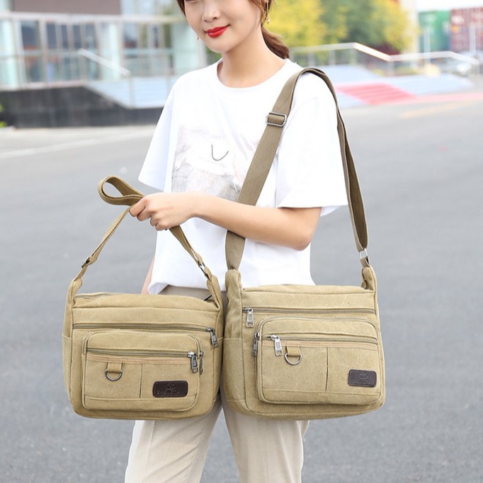 Temporada nueva bolsa de lona lavable transfronteriza multicapa mochila de hombro, bolsa casual, bolso pequeño para hombres al por mayor
