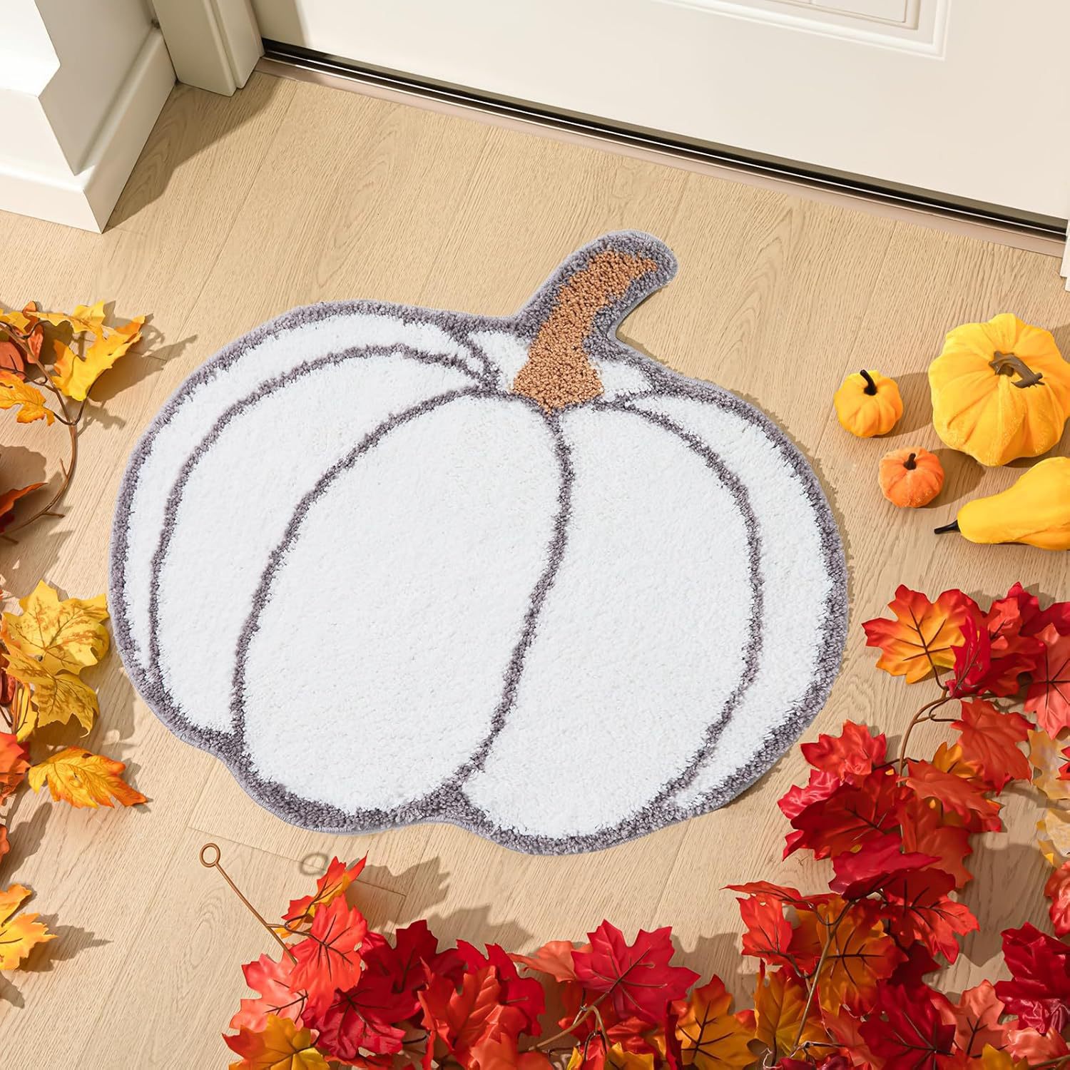 Cross-border Amazon Autumn Pumpkin Living Room Sofa Coffee Table Bedroom Bedside Soft and Comfortable Dirt-resistant Wear-resistant Floor Mat