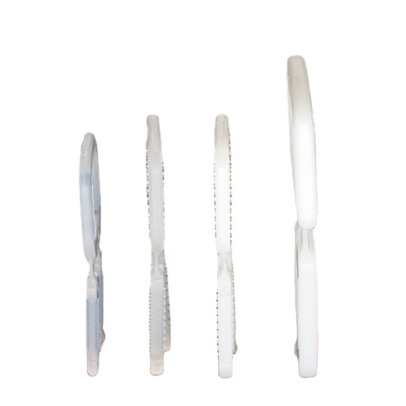 Plastic Packing Buckle, Transparent Buckle, Manual Packaging Strap, Plastic Hand-Pull Buckle, Anti-Slip Herringbone Plastic Buckle for Carton Packing