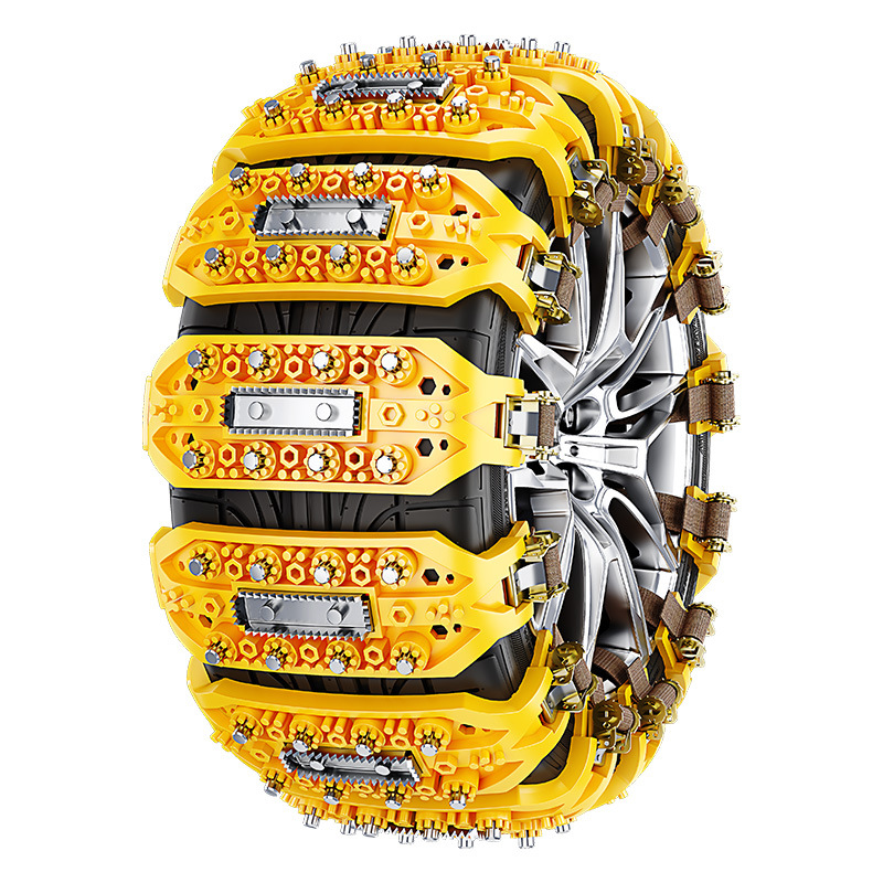 Universal – Universal Anti-Skid Tire snow chain - anti-skid-chain-yellow-single