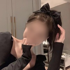 Sweet girl high ponytail butterfly knot hair tie hairband braid round headband elastic hair ribbon online fashion simple temperament hair accessory