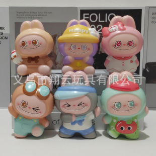 Cross-border new cloth PU foam slow rebound cute doll decompression decompression kneading music toys wholesale