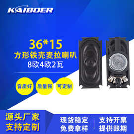3615超薄长方形铁壳麦拉电脑喇叭 医疗智能穿戴 智能家居扬声器