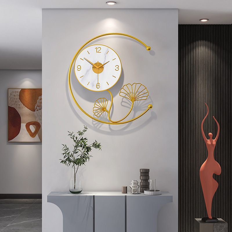 Light luxury restaurant high-end clock m...