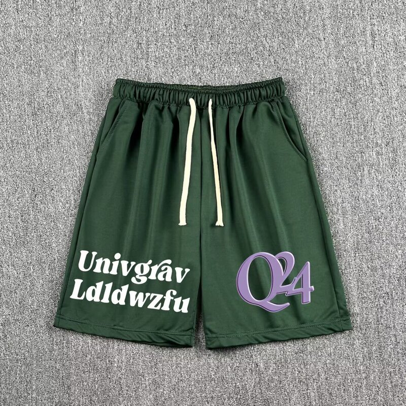 Cross-border LAZADA Basketball American-style All-match Men's Shorts Five-point Fitness Running Riding Micro-elastic Loose Trendy Shorts