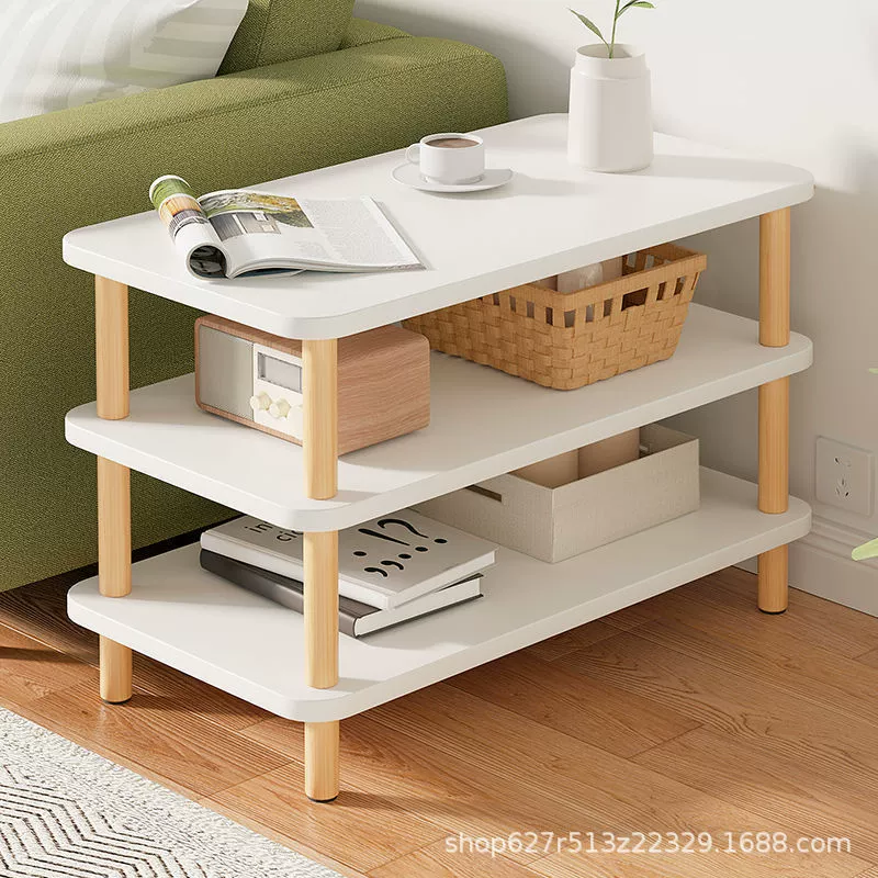 Диван маленький журнальный столик Прикроватный столик Современная минималистская простая скандинавская сеть хранения красная спальня маленький квадратный стол маленький стол