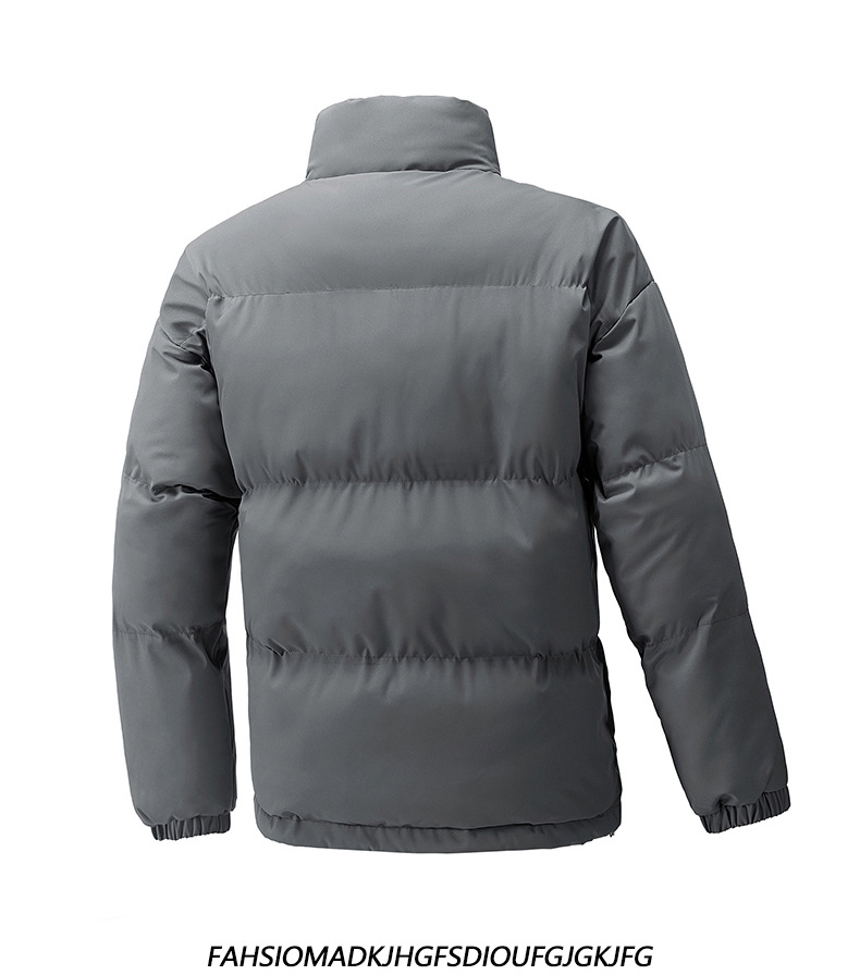 Unisex Padded Winter Jacket Oversized Cotton Quilted Coat_voghion.com