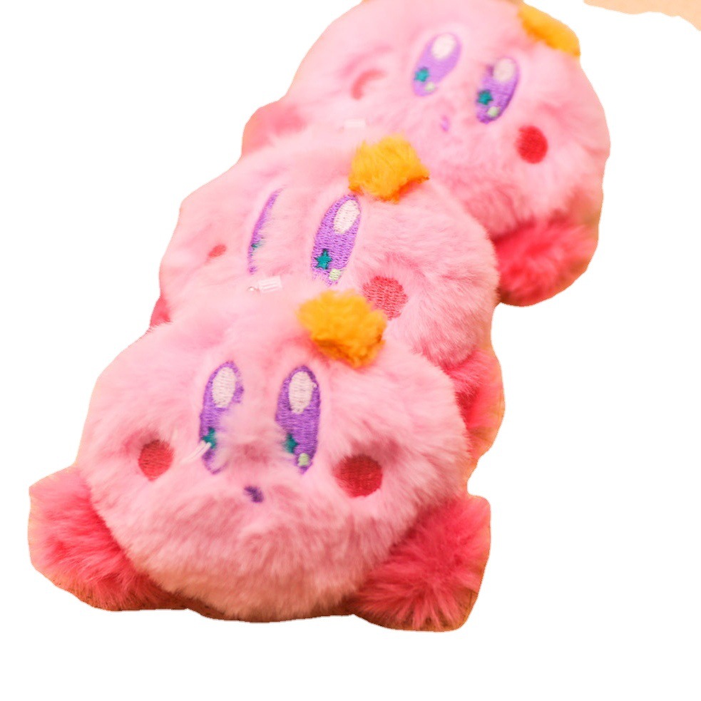 Estrella de dibujos animados japonés felpa muñeca mochila pequeño colgante muñeca llavero lindo par bolsa colgante