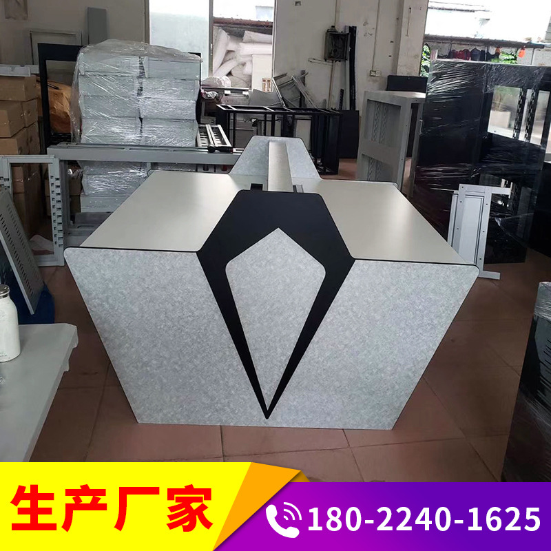 操作台电视墙控制台监控台调度台操作台厂家背景墙电箱电柜升降桌