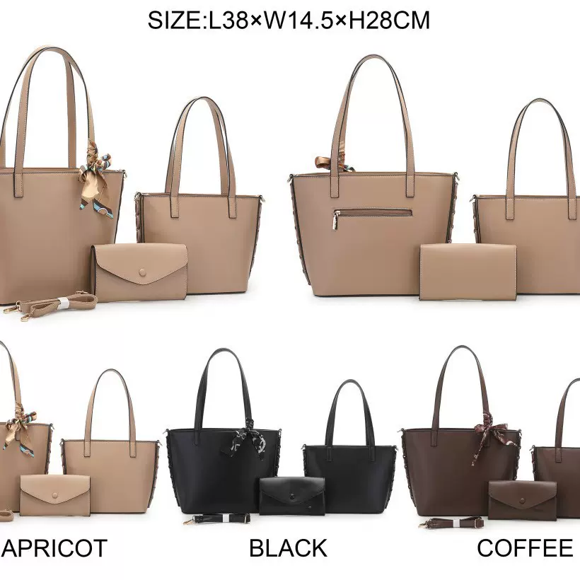 时尚高级托特包 防水通勤包 简约纯色大容量女包