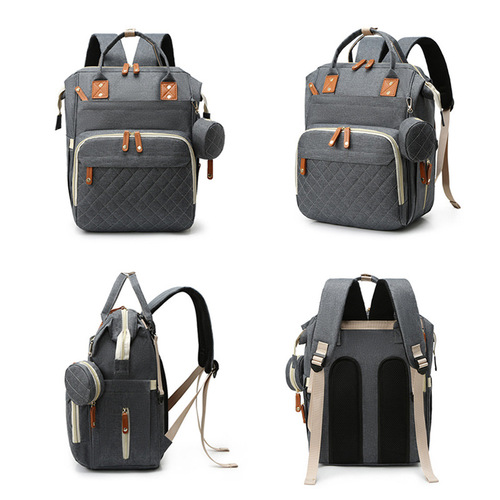 Large Capacity Mommy Bag Multifunctional Mom Storage Baby Bag Insulated Milk Tank Outdoors Portable Dual-shoulder Bag