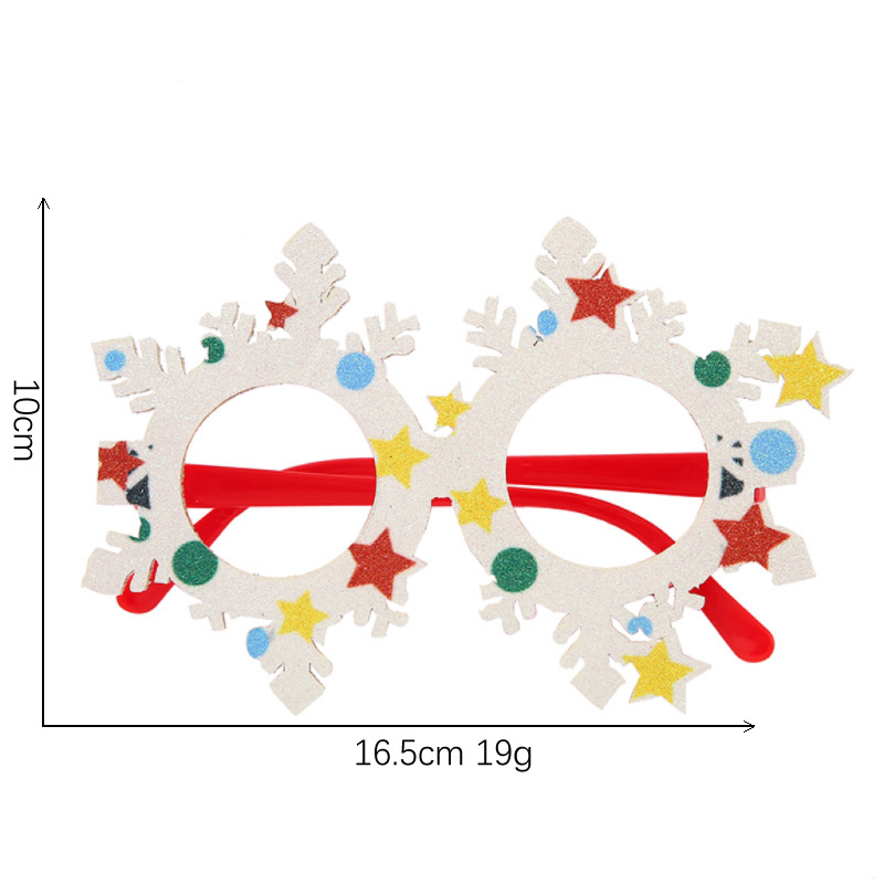 Nueva Navidad diadema gafas marco Halloween Día de San Valentín gafas de Santa Claus gafas Fiesta de Navidad