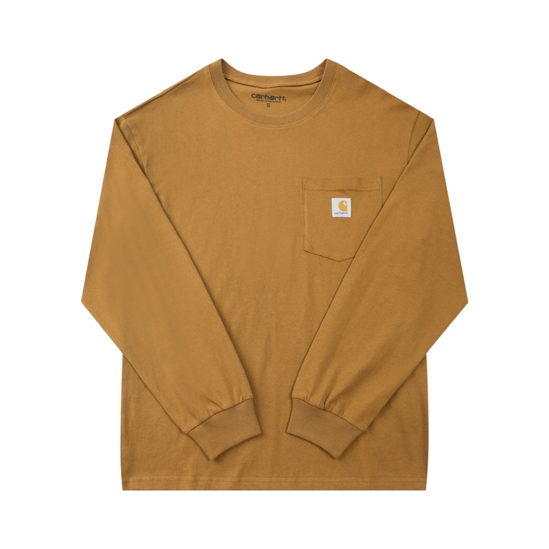 Carharttカハートk87小標純色工装ポケット半袖男女潮牌ゆるい丸首カップルtシャツ|undefined