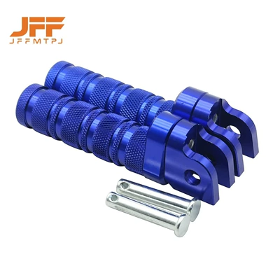 Modified Footpegs with Spring | Motosiklet ləvazimatları və aksesuarları - blue-honda-cb-foot-pegs-large