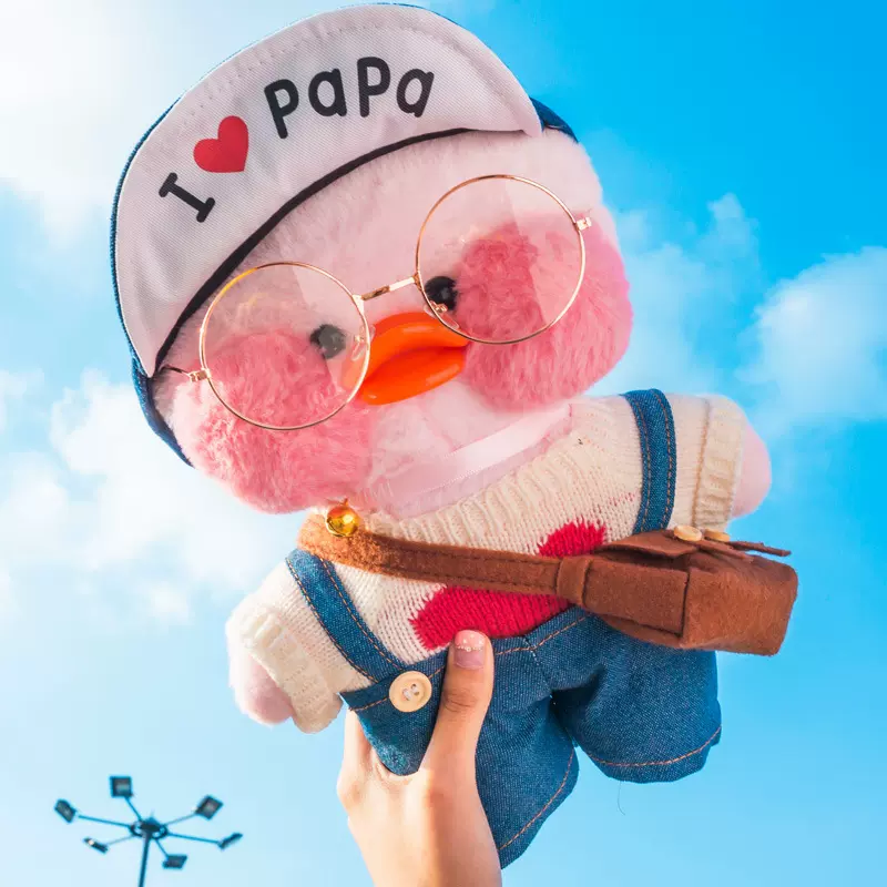 毛绒玩具公仔玻尿酸鸭 网红鸭 lalafanfan cafe mimi ins小黄鸭子