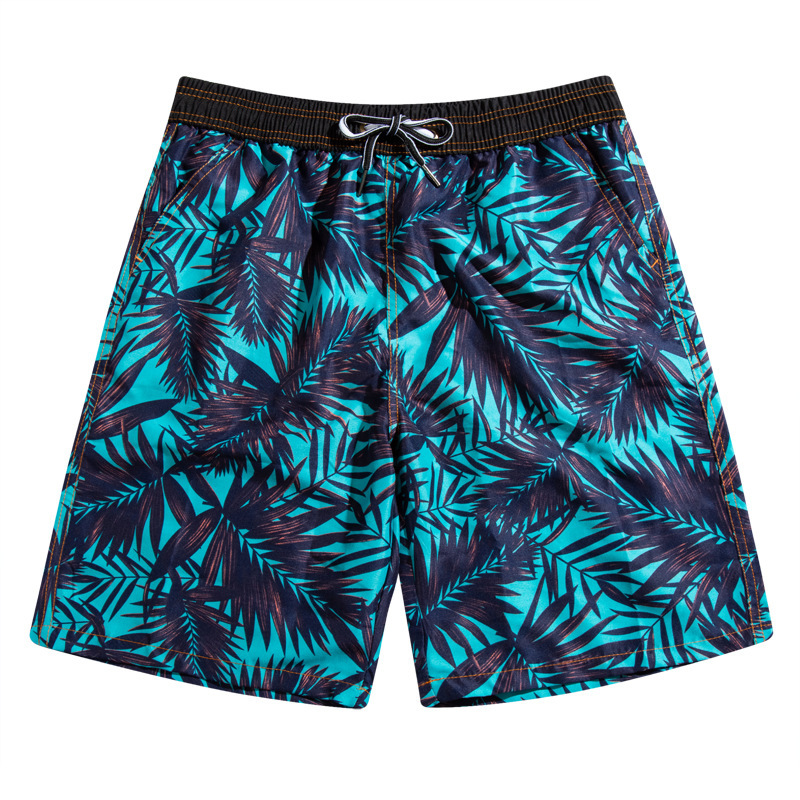 Pantalones de playa de poliéster personalizados cinco pantalones cortos de piel de桃o rápido secado digital impresión de pantalones de playa para dibujar logotipo personalizado