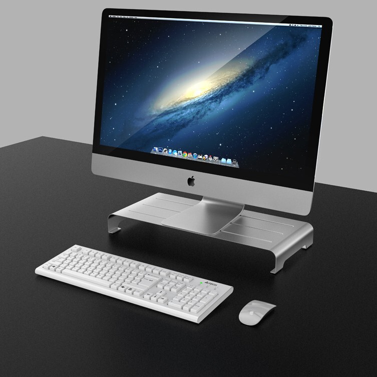 Large aluminum alloy monitor height increasing storage stand laptop stand computer stand monitor height increasing stand