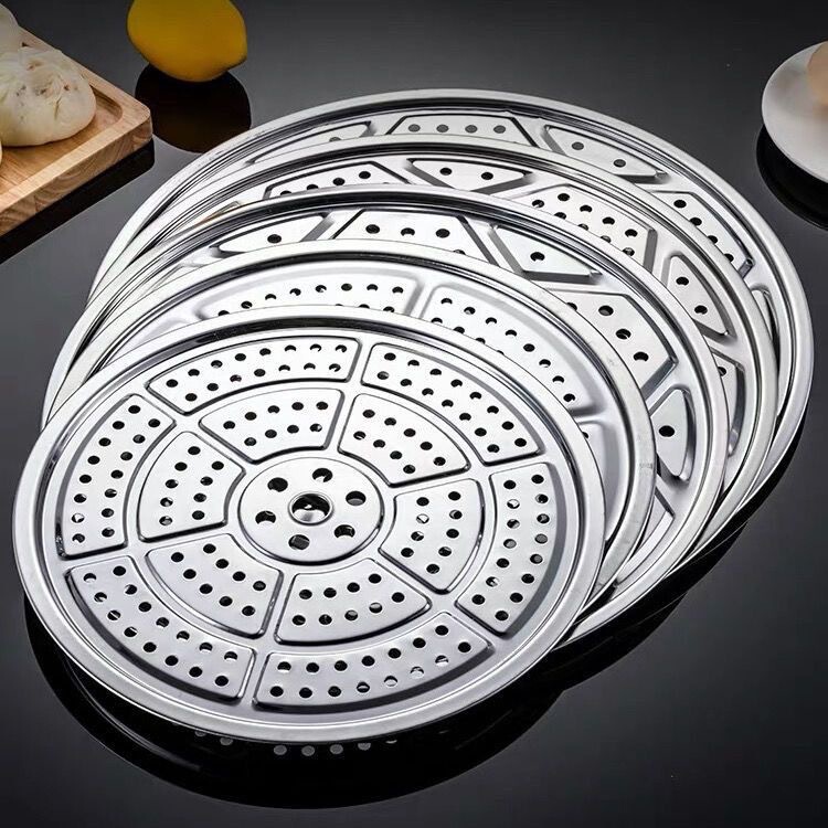 Stainless steel steaming rack, household steamer, steaming grid, wok steamer, steaming tray, water-separating vegetable steaming rack, thickened plate steaming rack Stainless steel steaming rack, household steamer, steaming grid, wok steamer, steaming tray, water-separating vegetable steaming rack, thickened plate steaming rack