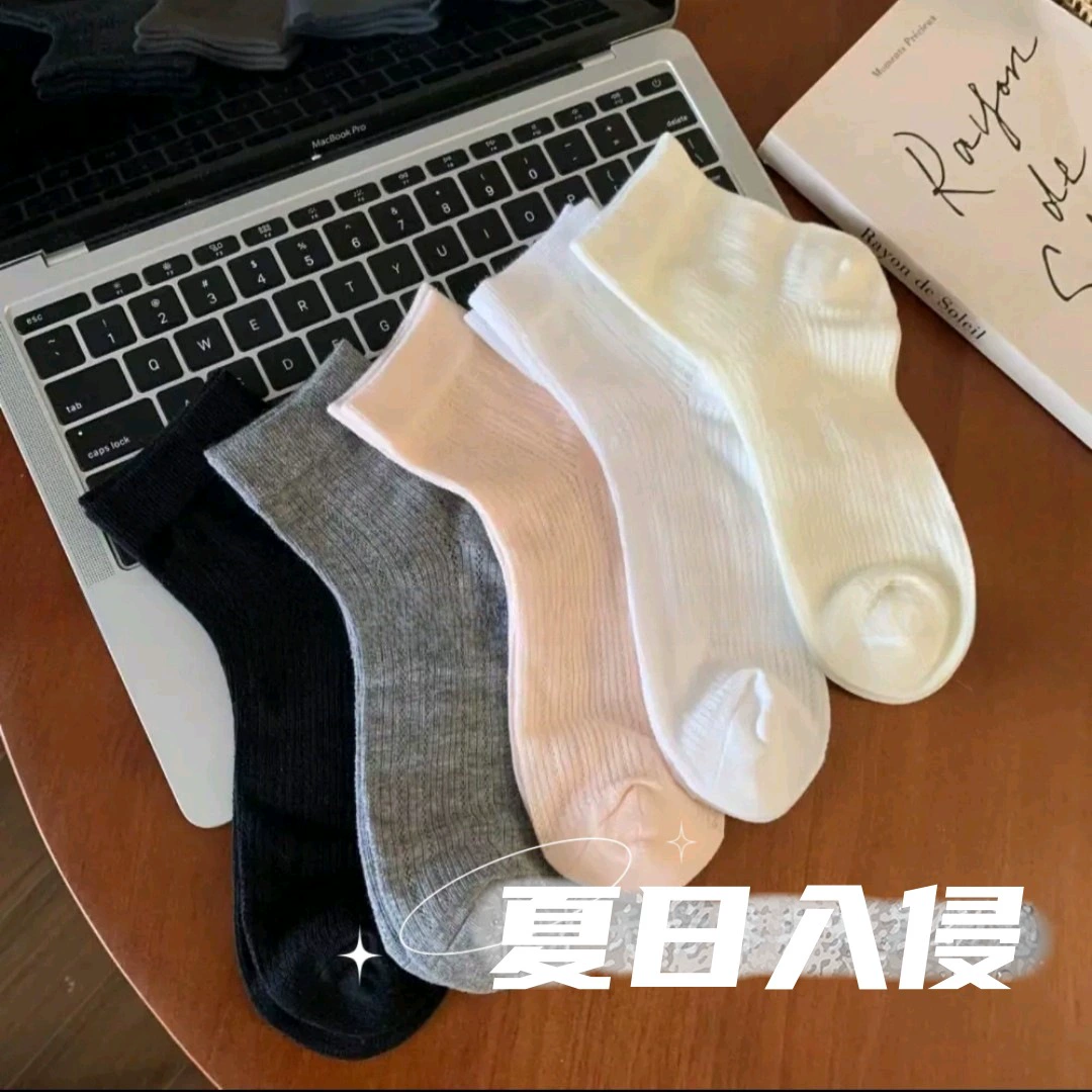 Retro Japanese summer knee socks