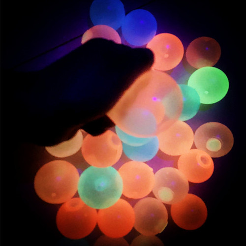 Unzip Glow-in-the-Dark Elastic Ball Sticky Target Ball Sticky Wall Ball Stress Relief Stress-Relief Glow-in-the-Dark Ball Adult and Children Adhesive Wall Toy Ball