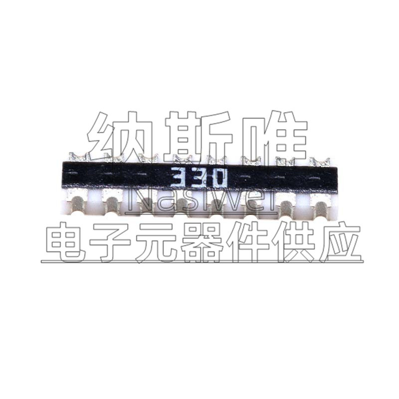 贴片排阻 CN1J8TTE330J 0603X8 5% 33R 16P8R 16脚 网络电阻