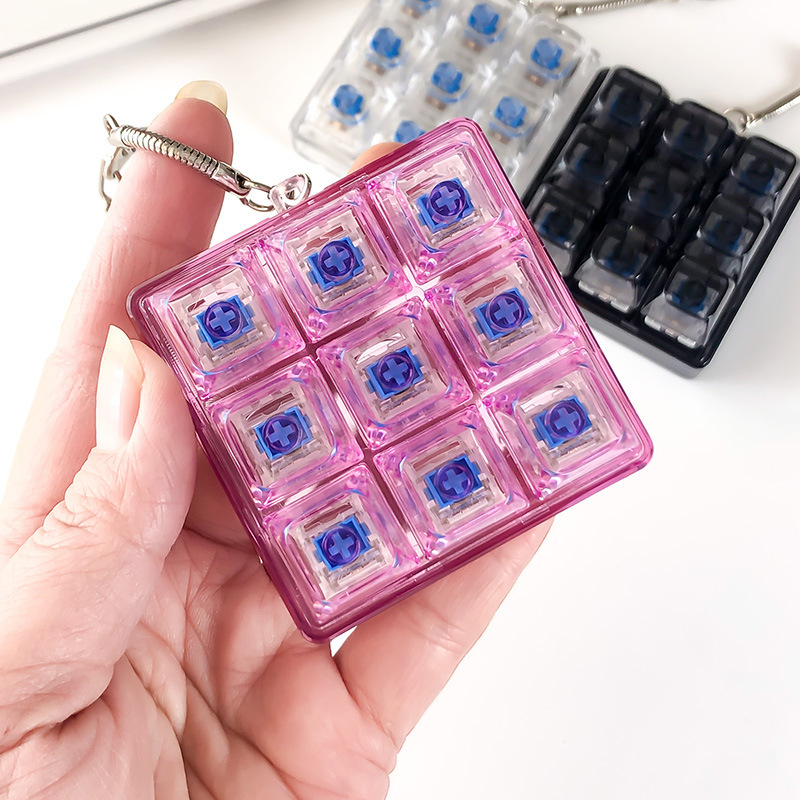 クロスボーダークリエイティブ減圧アーティファクトキーボードピンチキーホルダーペンダント指減圧と発散ノベルティ|undefined