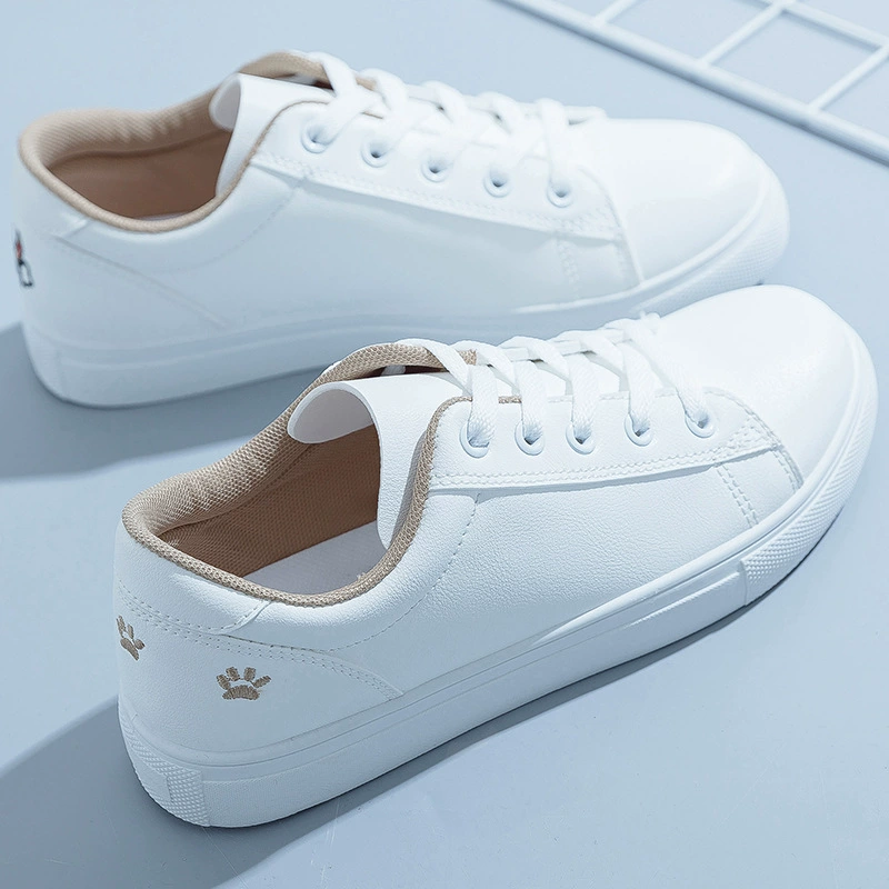Маленькие белые туфли Женские туфли Весна 2025 Новая модель плоской подошвы одиночные туфли