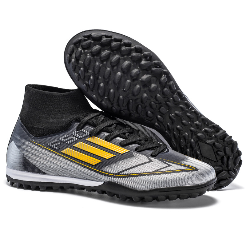 2025 nuevos zapatos de fútbol transfronterizos de clavos largos para hombres y mujeres zapatos de entrenamiento juvenil fábrica de zapatos SCOOER