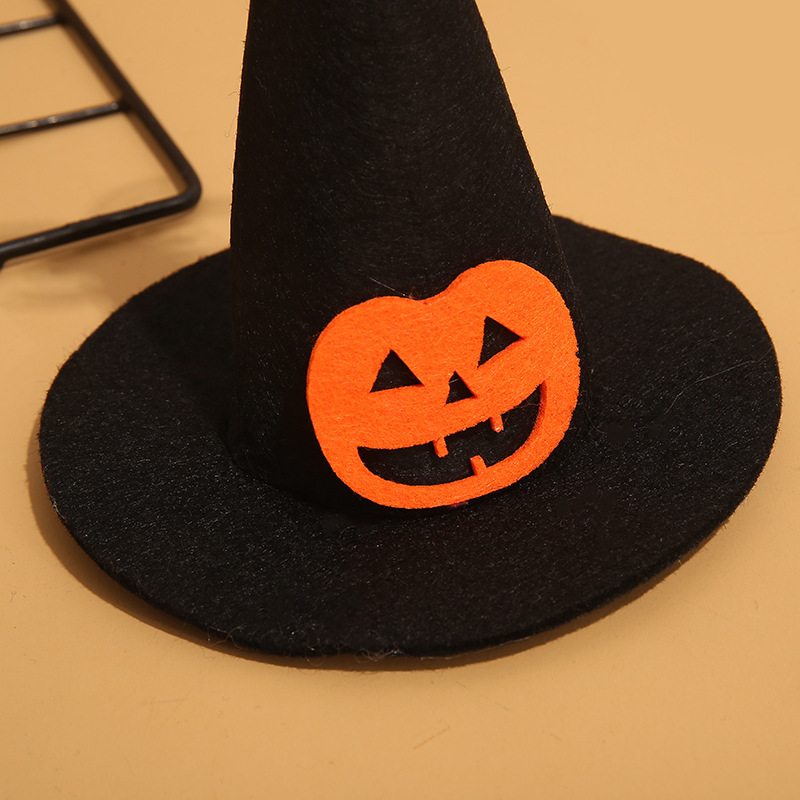 Transfronterizo nuevo Halloween mascota decoración calabaza sombrero divertido gato cráneo tocado saliva toalla traje al por mayor