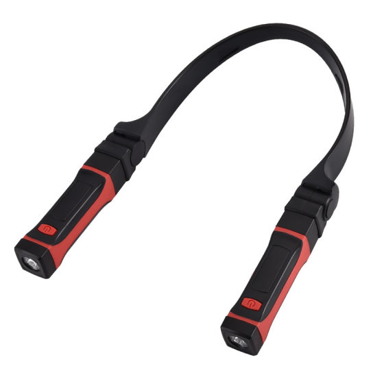 Hanging neck lamp magnetic suction USB rechargeable reading lamp led outdoor lighting work lamp lighting portable mini flashlight