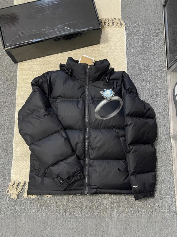 Putian North Cotton Tnf1996 down Jacket 90% White Duck down 700 Fill Power Embroidered Unisex Coat for Autumn and Winter Cold Protection Commuting